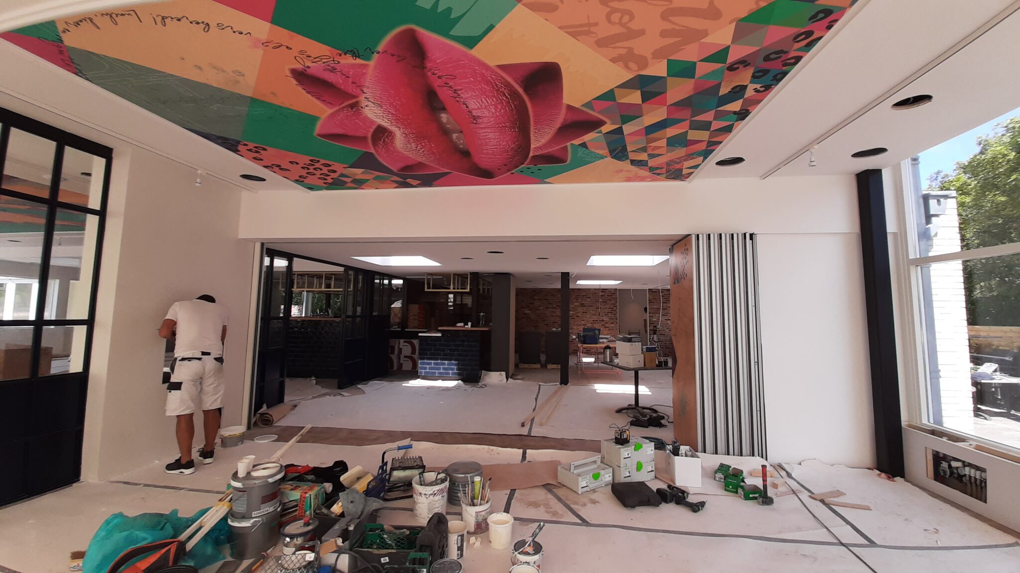 Een jaar na de brand is