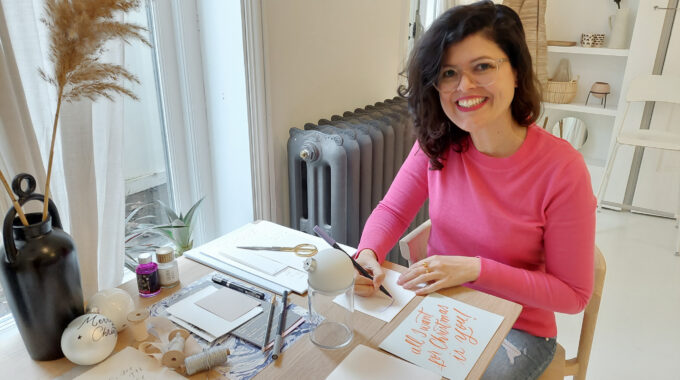 Ana Luiza hand lettering kaligrafie