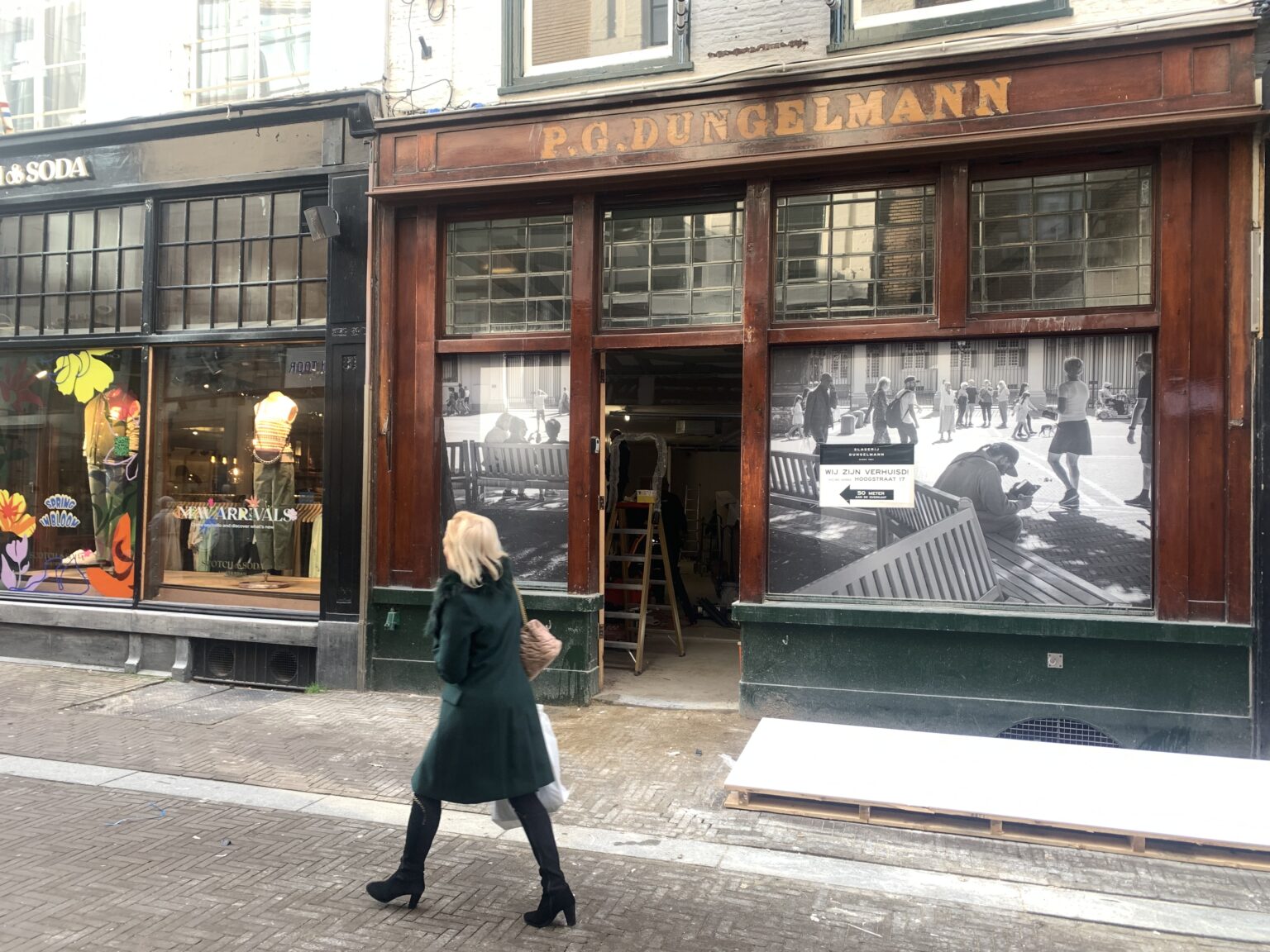 Op het oude adres van slagerij Dungelmann opent een nieuwe zaak indebuurt Den Haag