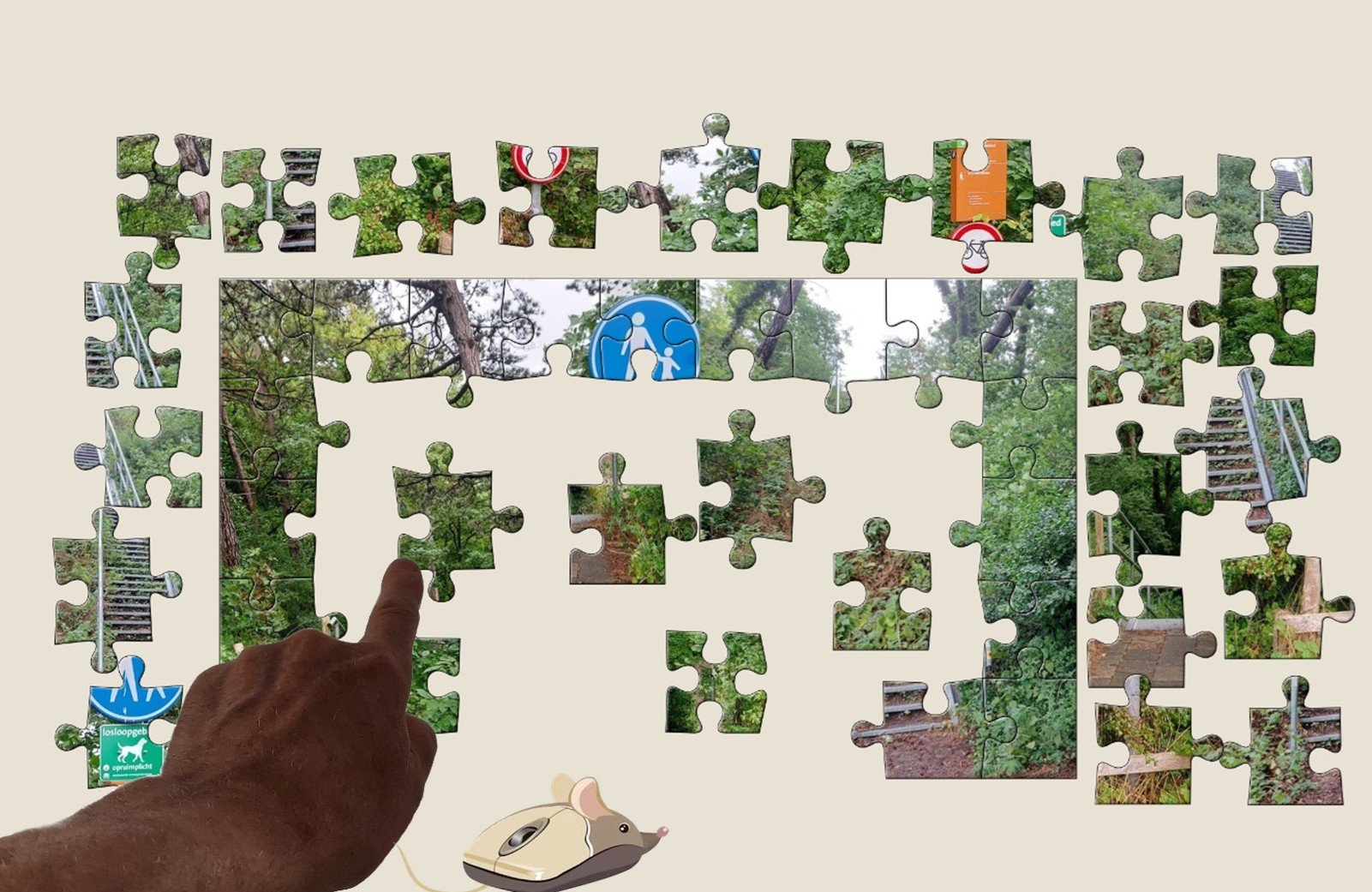 Maak de puzzel en ontdek de Scheveningse Alpen