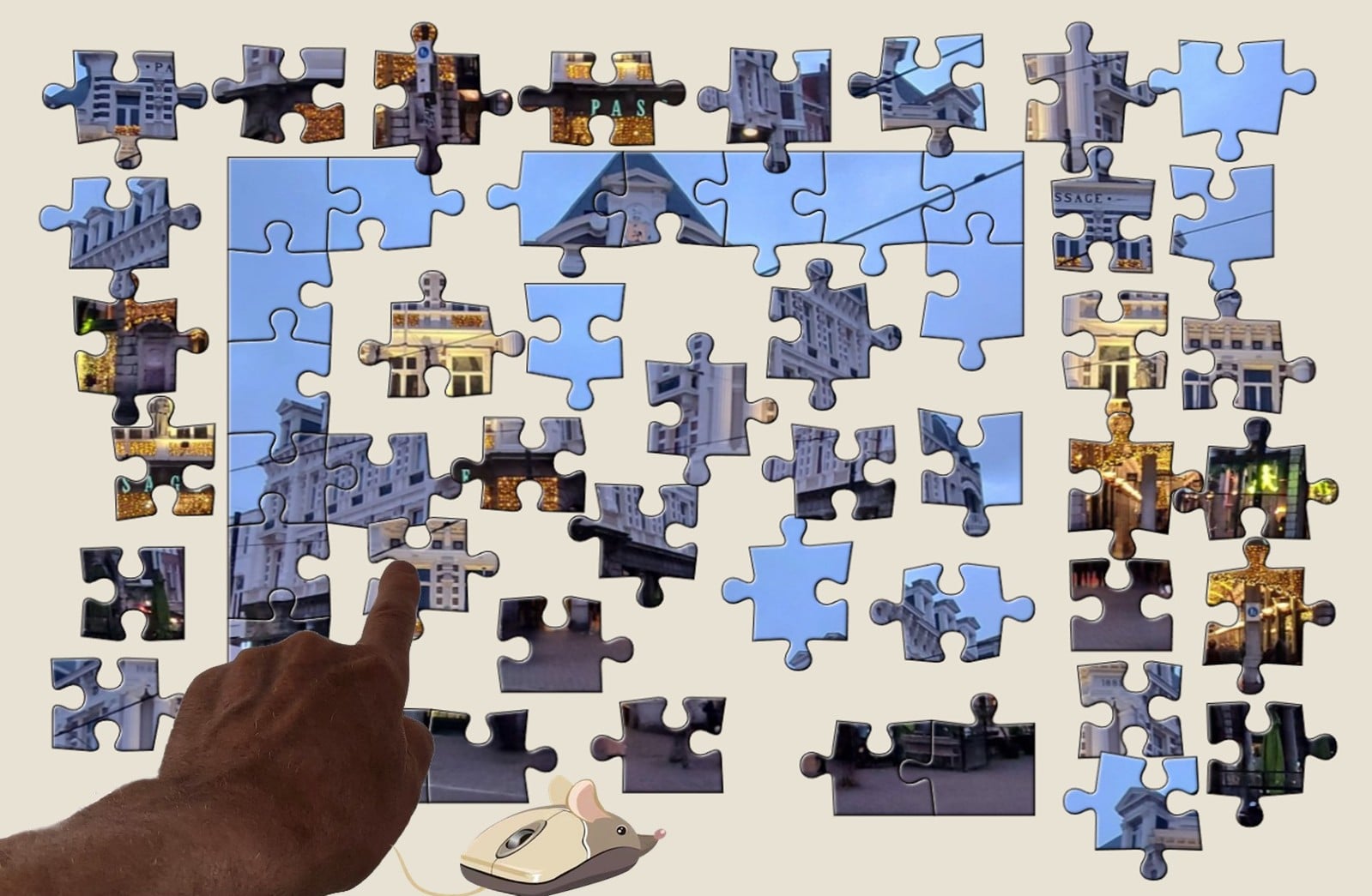 Herken jij dit Haagse icoon? Schuif de puzzelstukjes op hun plek!