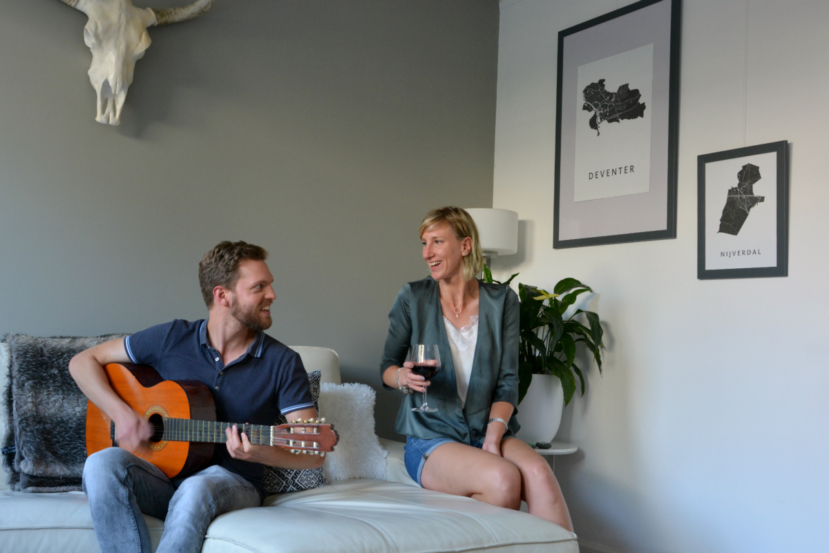 Binnenkijken bij Lucia & Emar: ‘Lucia is nog handiger dan ik’