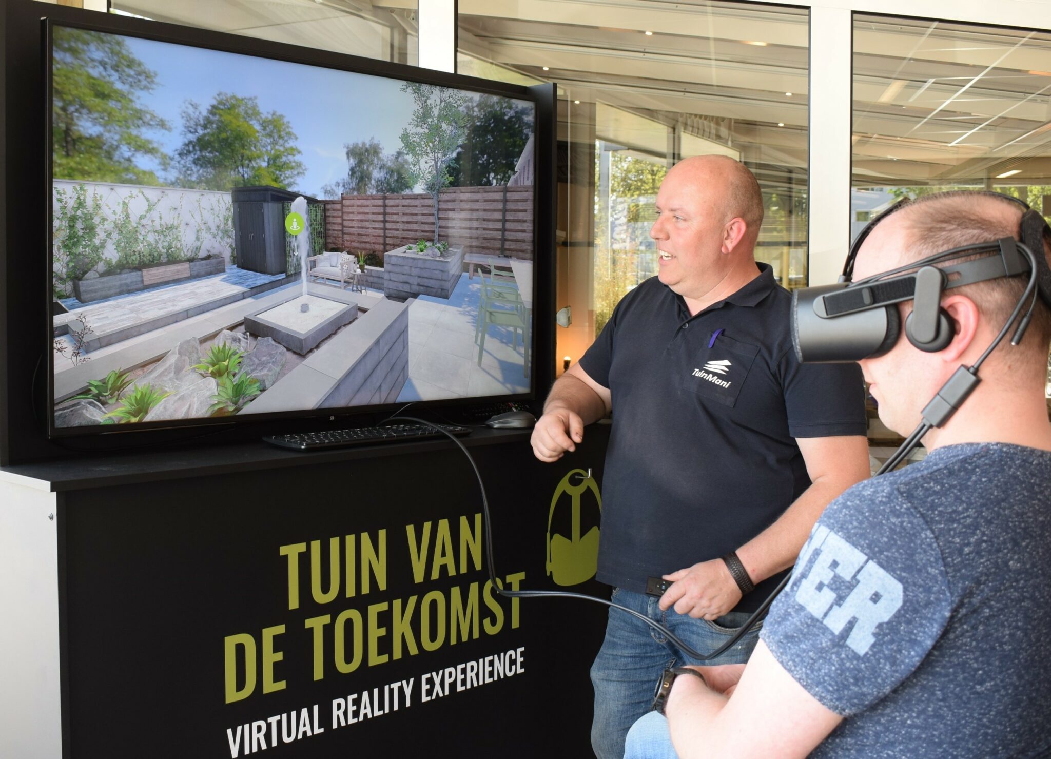 VR-bril tuinmani