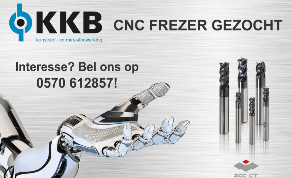 vacature CNC Frezer gezocht