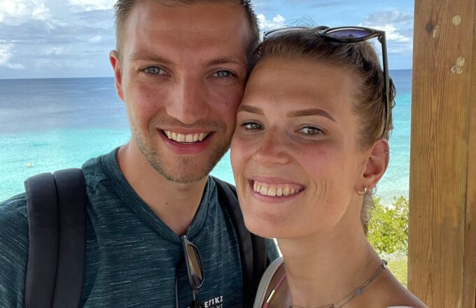 Lars en Claudia op Curaçao