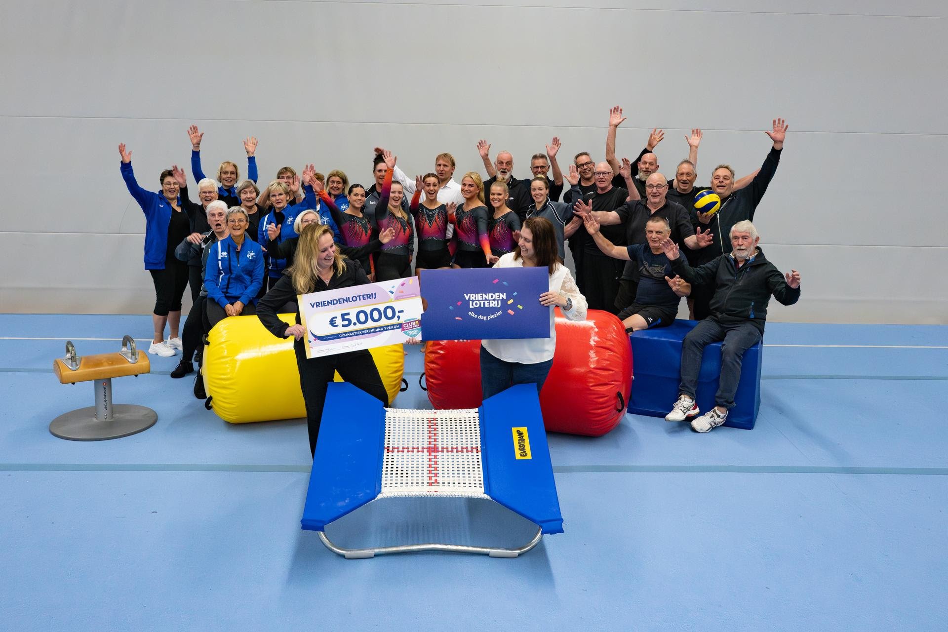 Doetinchemse turnvereniging Ypsilon krijgt 5000 euro: ‘Een flinke opsteker!’