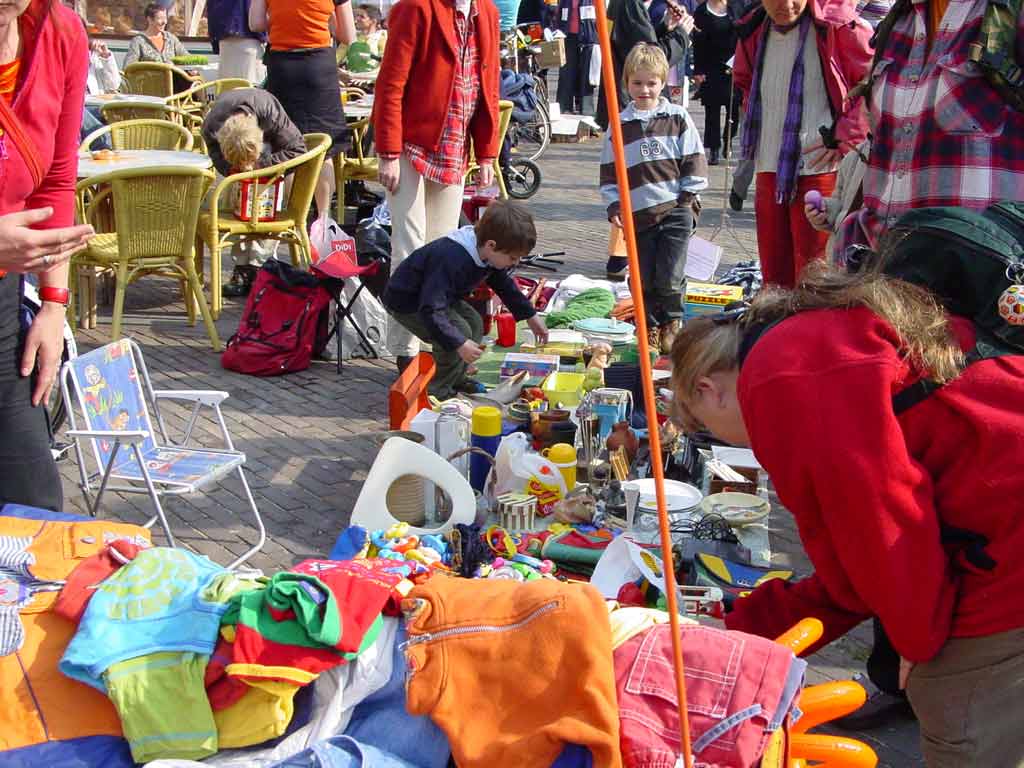 Vrijmarkt Koningsdag 2017 in Dordrecht
