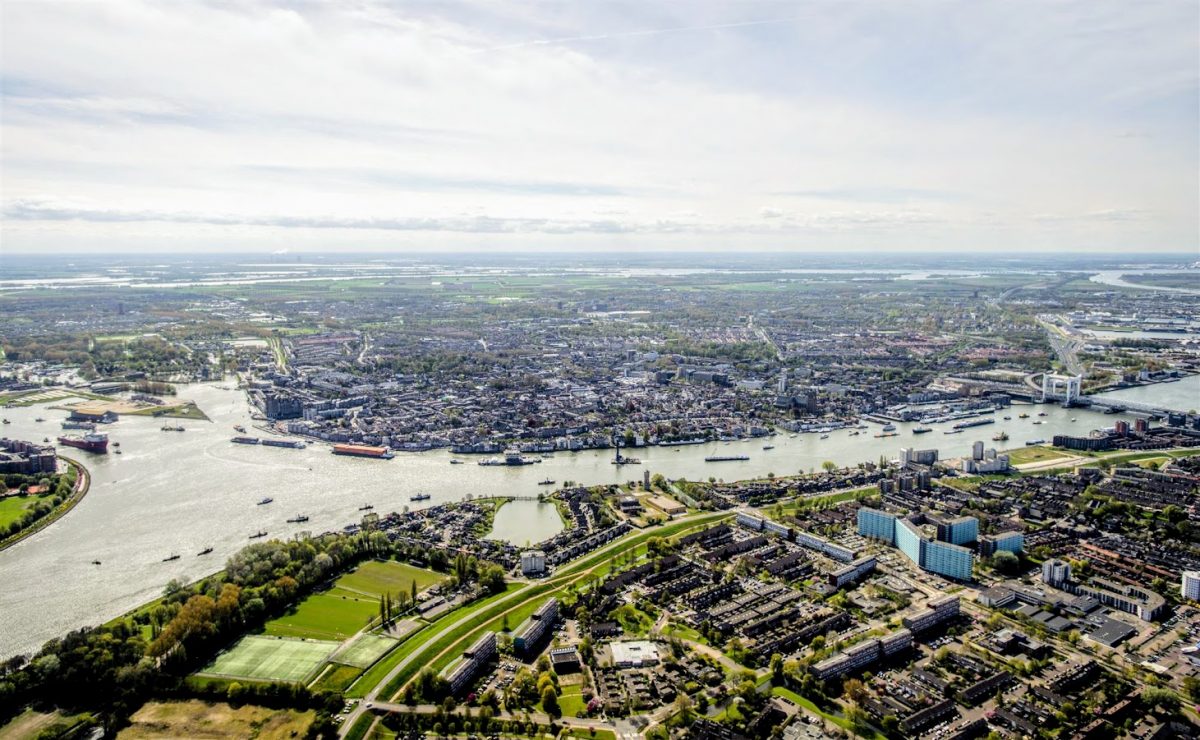 dordrecht A16/N3 luchtfoto dordrecht uitslag