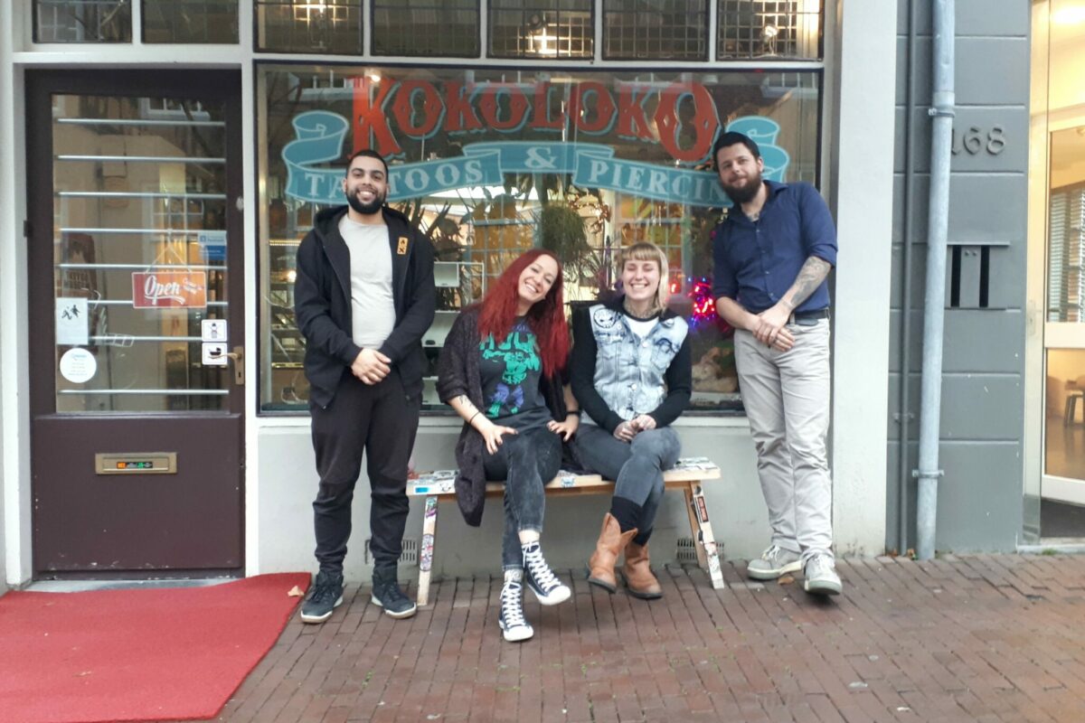 Het team van Koko Loko Tattoo & Piercing - indebuurt Dordrecht