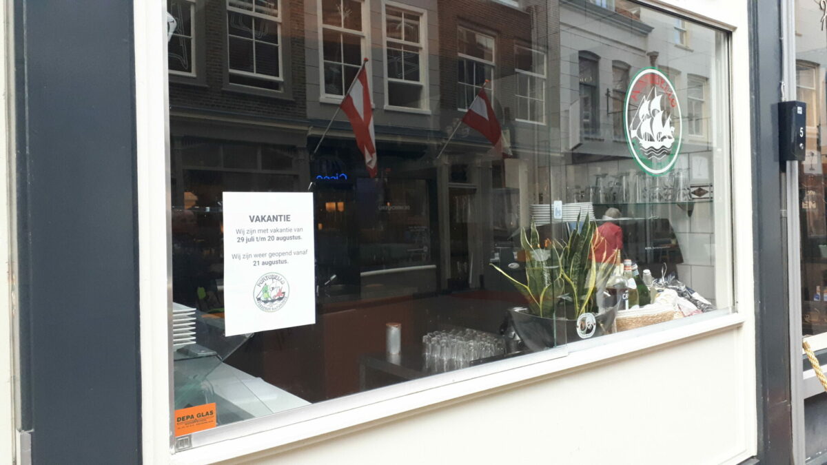 Let op deze bedrijven en restaurants zijn dicht wegens vakantie deze