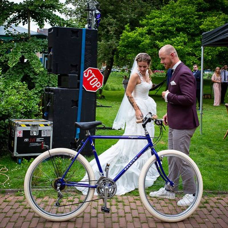 Arend-Jan van Geldere - Knappe Fiets bruiloft - indebuurt Dordrecht