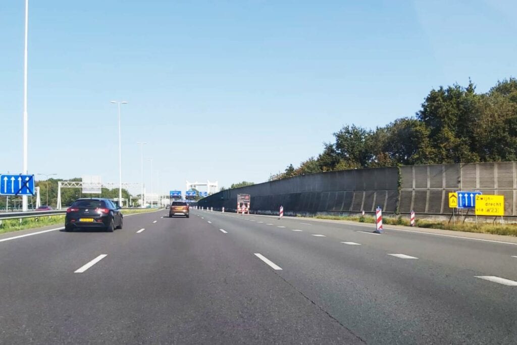 Wegwerkzaamheden Dordrecht Drechttunnel A16