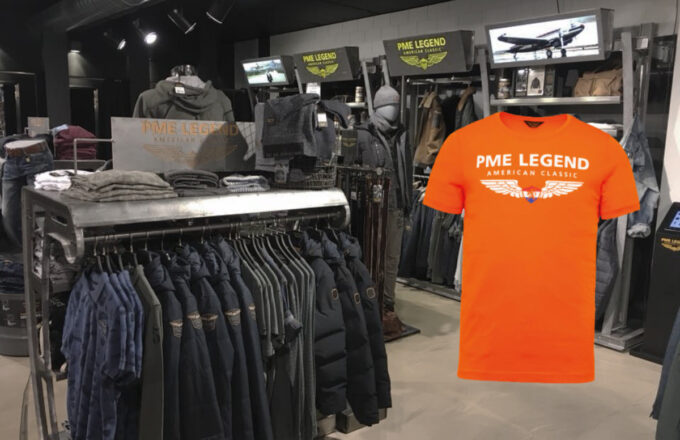 Gratis oranjeshirt PME Legend VTC Dordrecht Vrije Tijds Centrum EK 2021