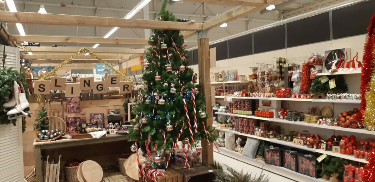 Een kerstboom vol snoep