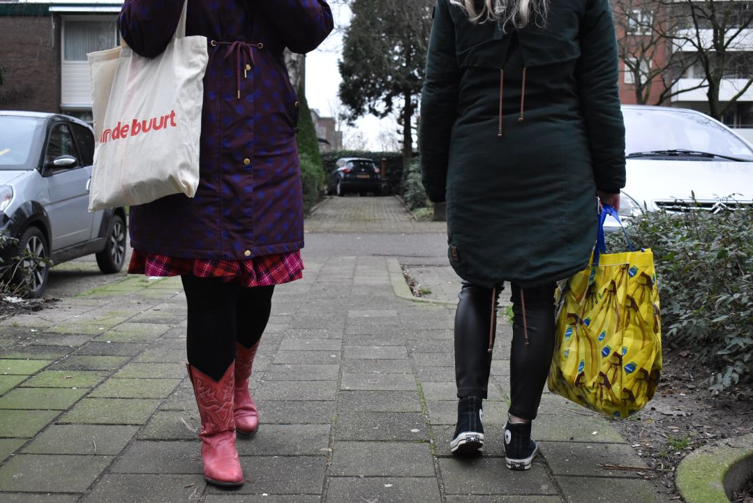 Boodschappen doen winkelen