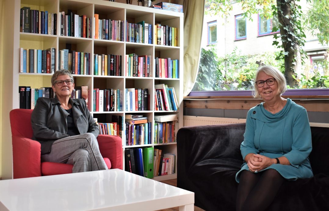 Bewoners Annelies (links) en Rommy