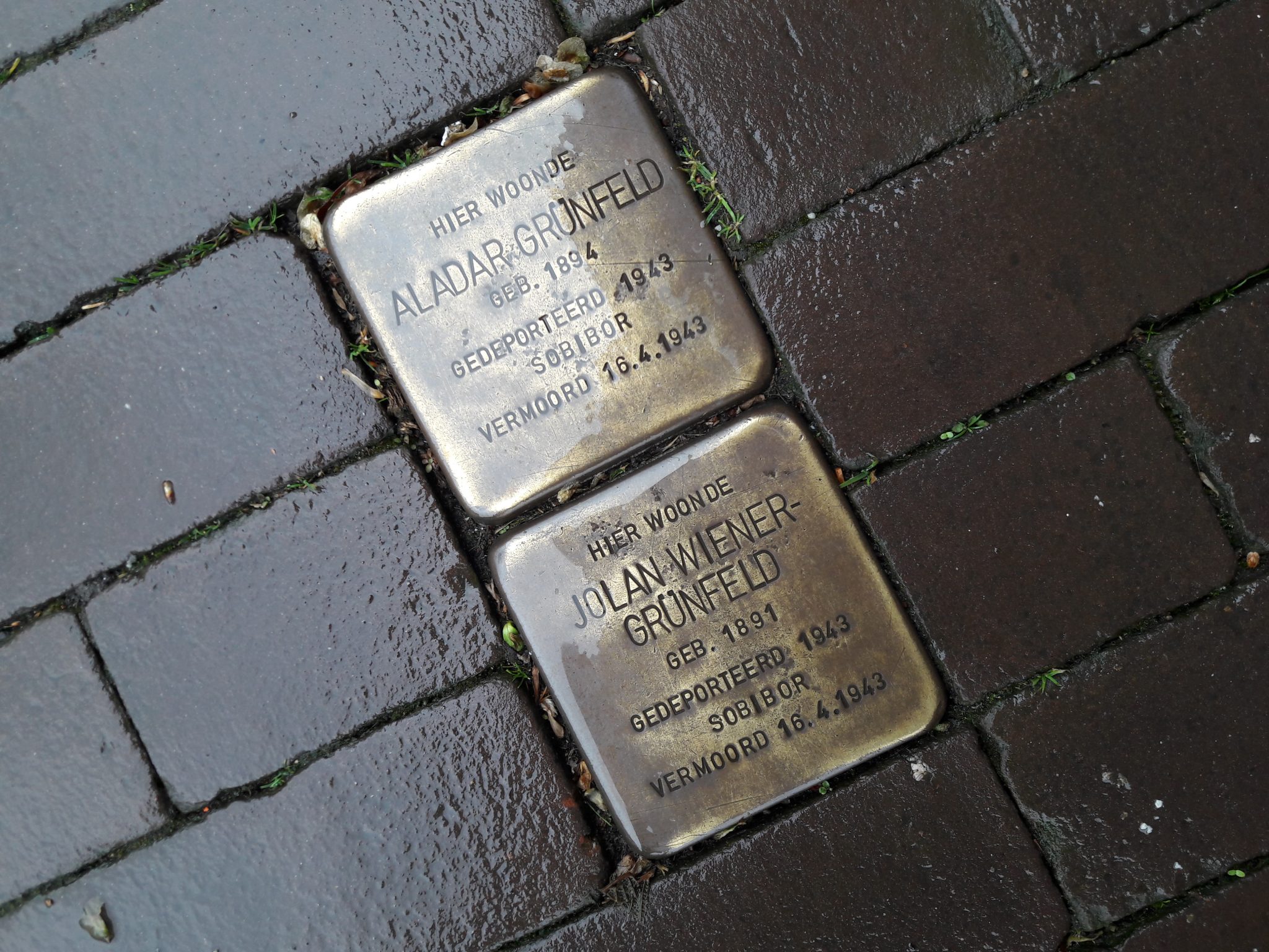 Struikelstenen in Eindhoven