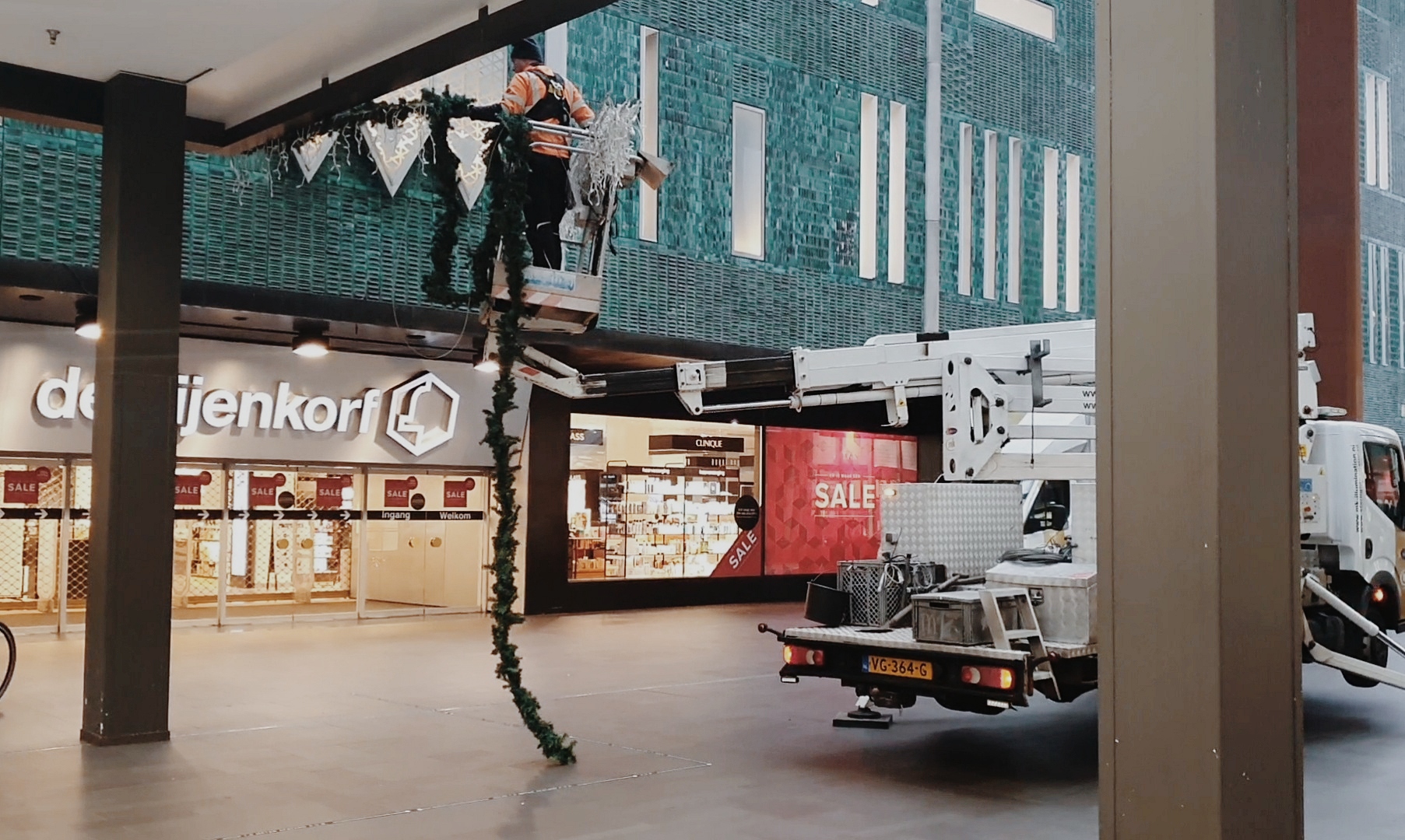 kerstverlichting binnenstad