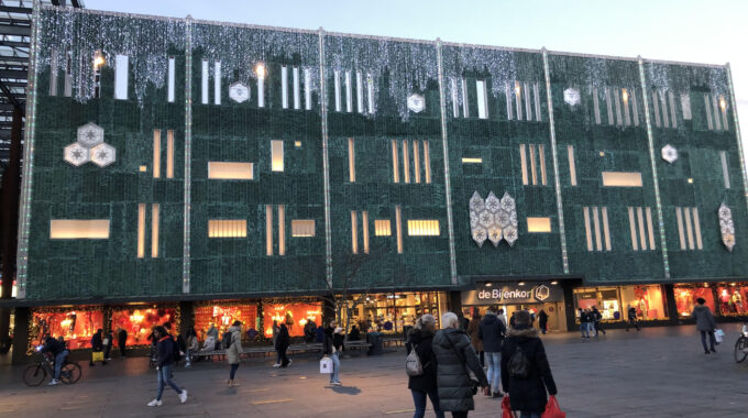 Bijenkorf Eindhoven kerstverlichting
