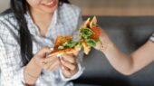 Pizza eten