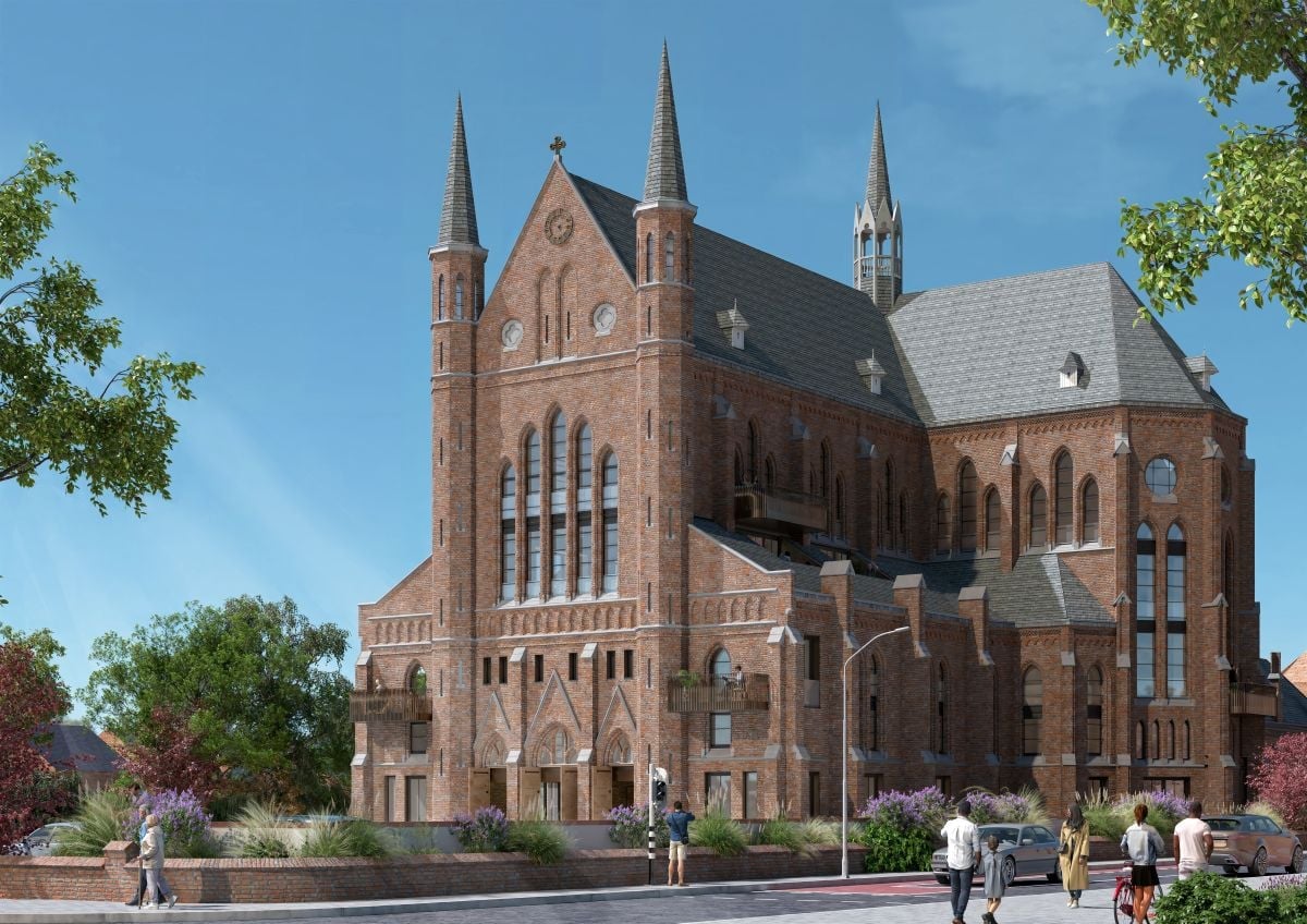 Wow! In deze kerk dicht bij Eindhoven worden moderne droomappartementen gemaakt én jij kunt er wonen