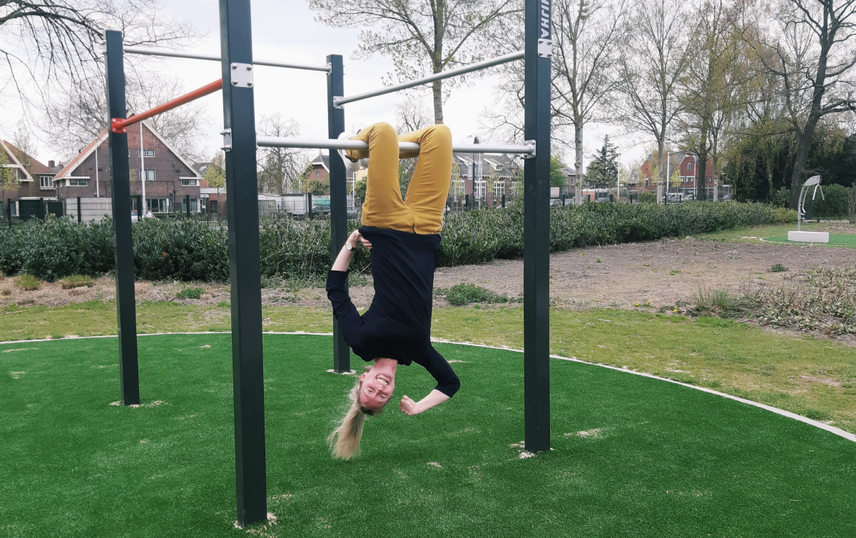 Sporttoestellen in het Volkspark