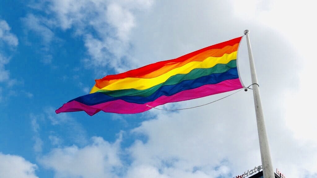 bolke regenboog vlag