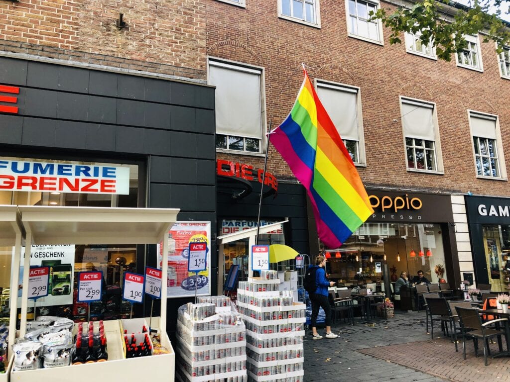 die grenze regenboog