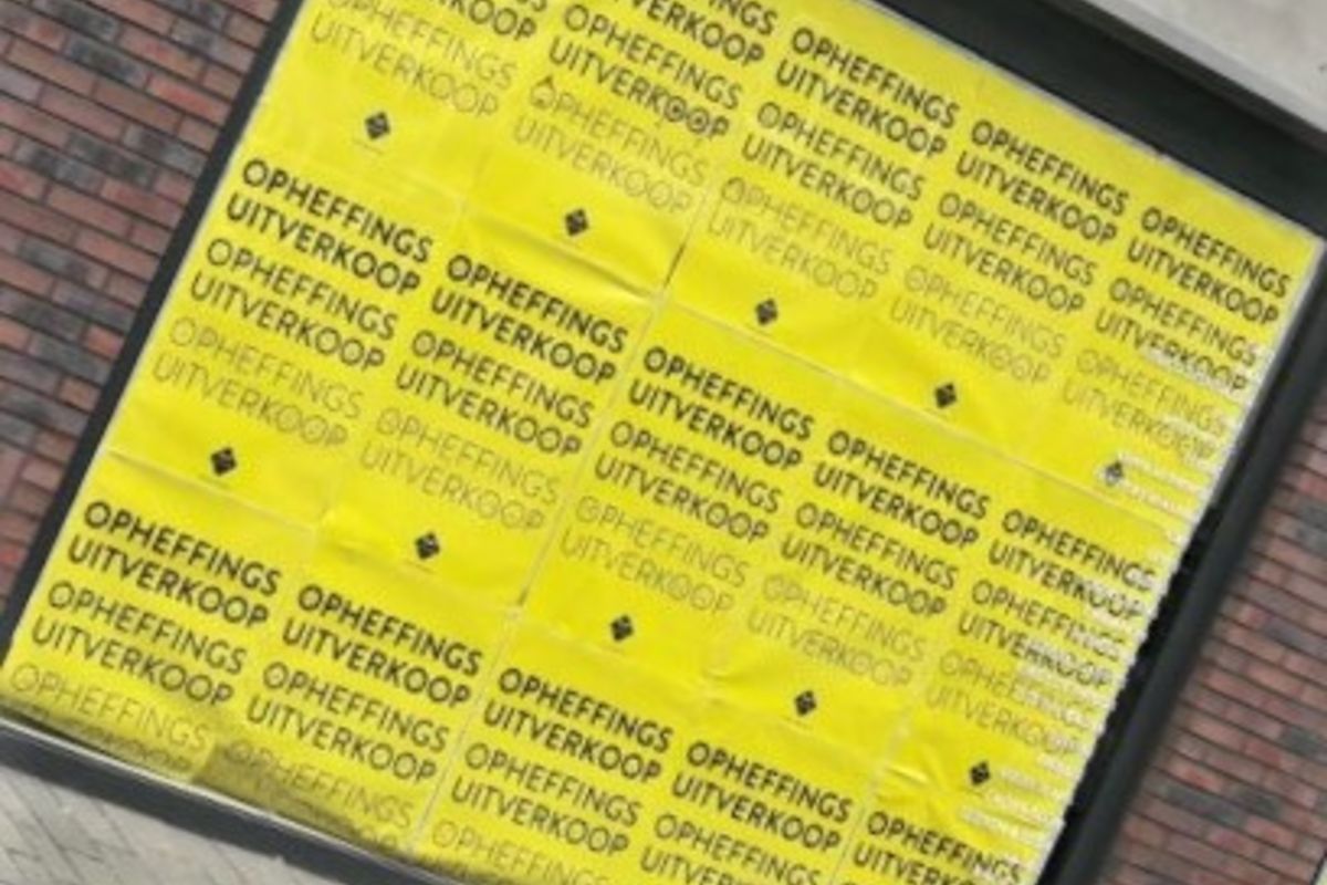 opheffingsuitverkoop