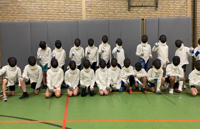 foto 1 schermen sportstroom klas 2