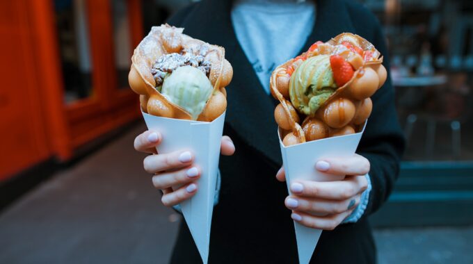 bubble waffle unsplash