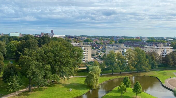 luchtfoto enschede volkspark