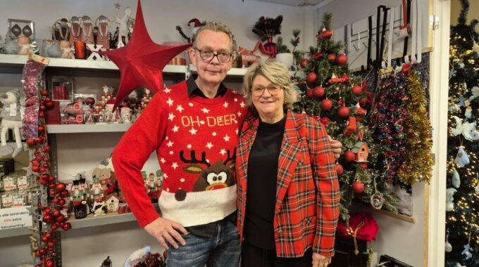 gerard en anja van Rudolph’s Pop-up Shop - kerstwinkel Enschede (1)