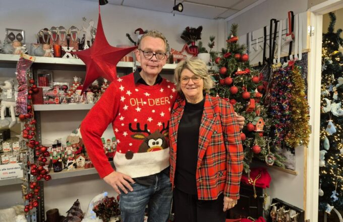 gerard en anja van Rudolph’s Pop-up Shop - kerstwinkel Enschede (1)