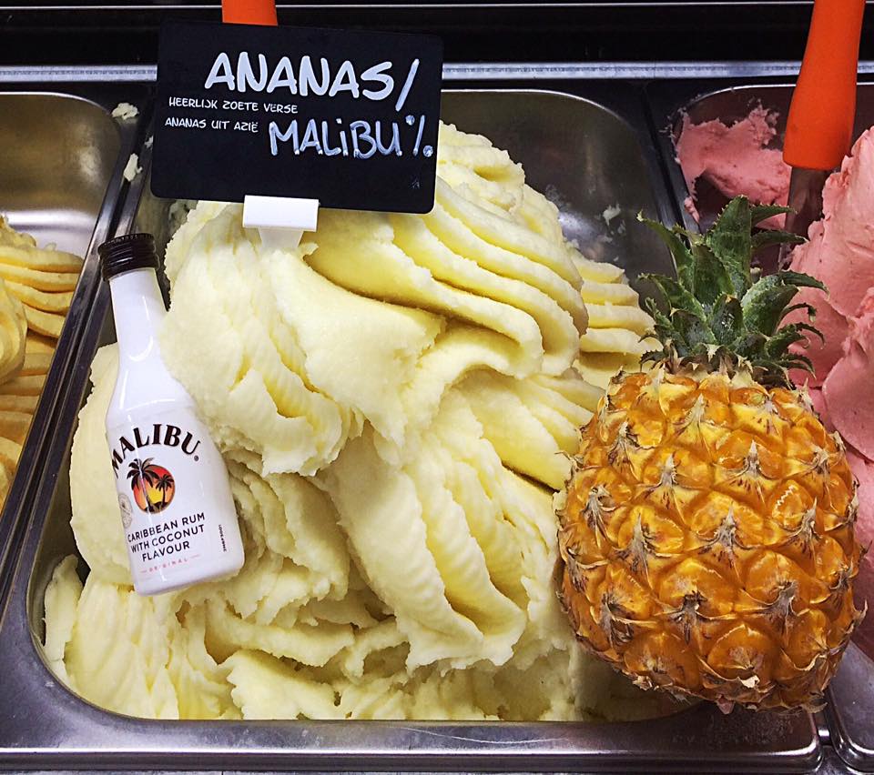 Malibu ijs David's Gelato Gouda