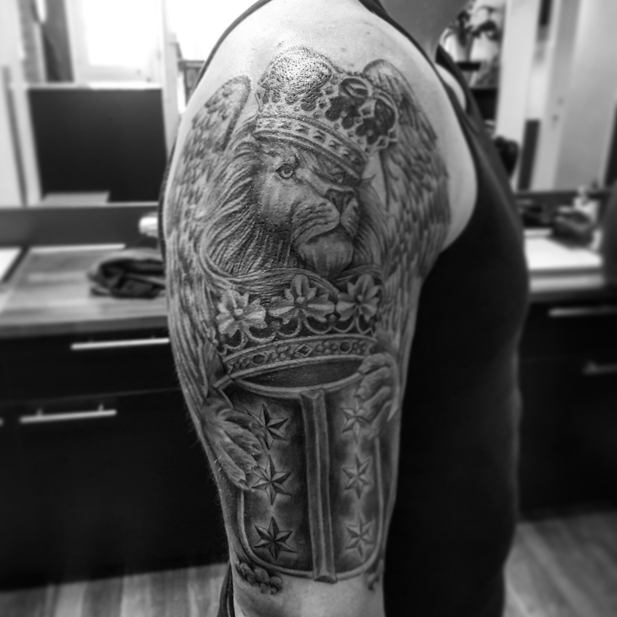 Wat een eer! Deze Gouwenaars hebben een Goudse tattoo indebuurt Gouda