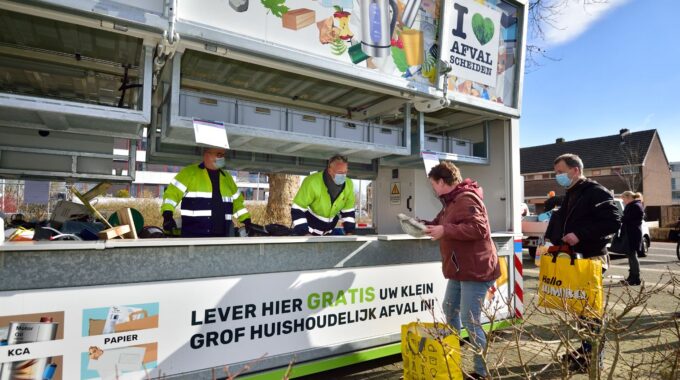 mobiele milieustraat gouda