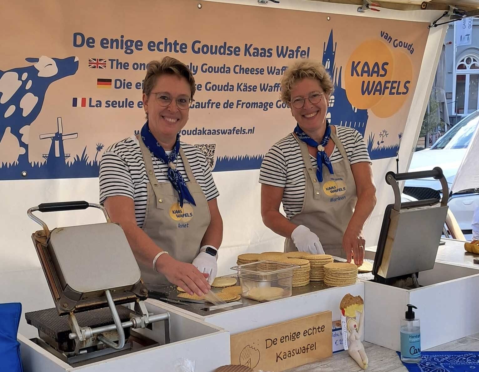 Annet opent Van Gouda Kaaswafels in de Stoofsteeg: ‘Als klein meisje wilde ik banketbakker worden’