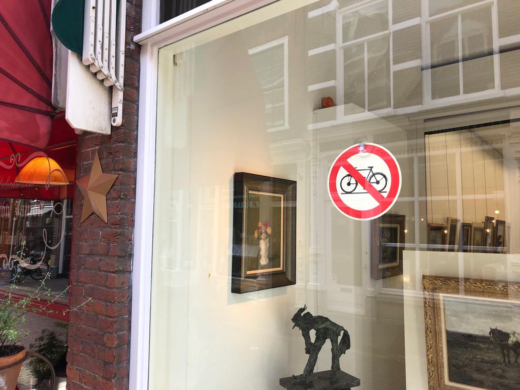 fietsen verboden