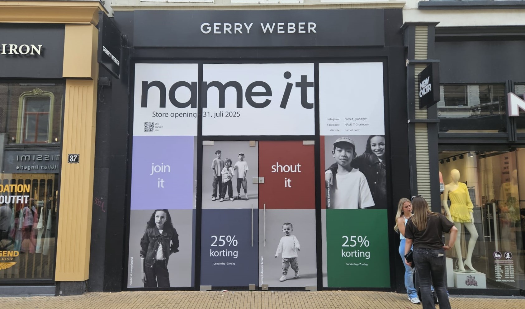 Nieuw in de Herestraat: deze winkel komt in het oude pand van Gerry Weber