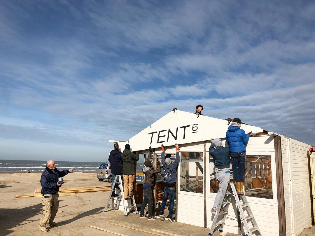 Bloomingdale Beach indebuurt Haarlem