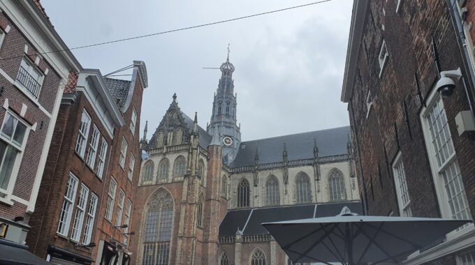 Grote kerk Grote markt haarlem centrum stad