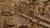 koninginnedag 1928 grote markt haarlem