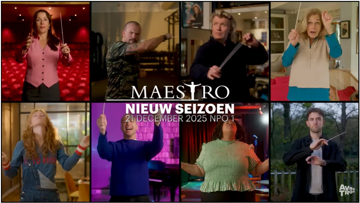 Deze bekende stadsgenoot probeert te dirigeren op tv in Maestro