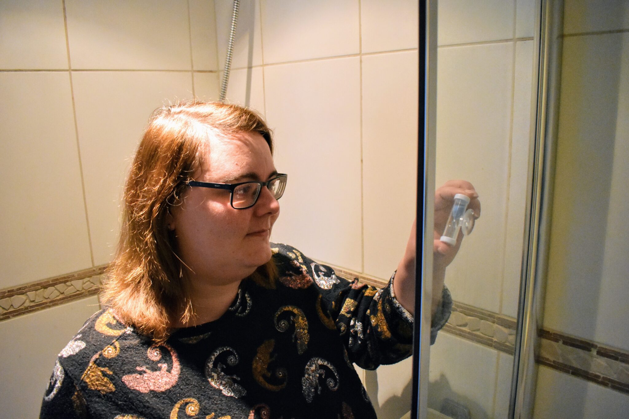 Zandloper douche energiebespaarbox (1)