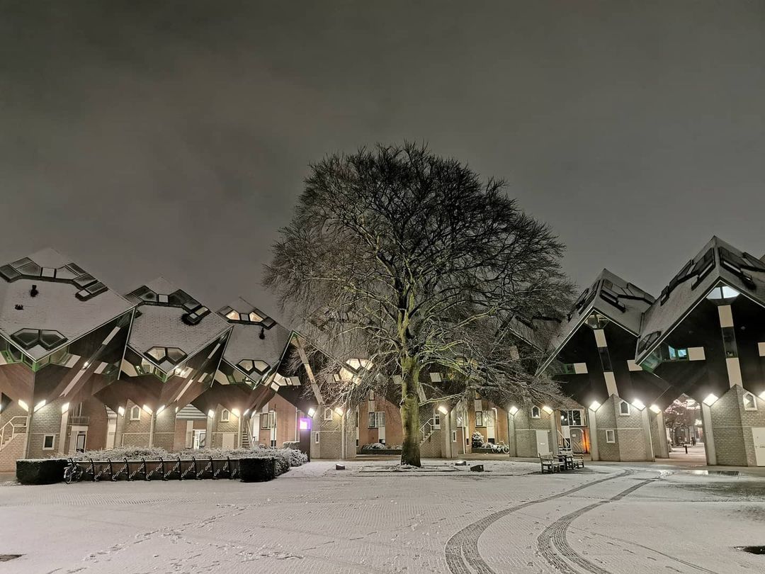 Sneeuw Helmond kubuswoningen helmond_fotos