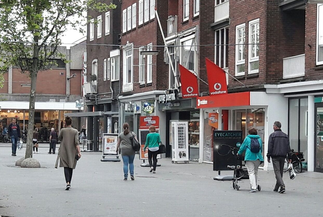 fysieke winkel