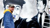 Graffiti muurschildering Hengelo