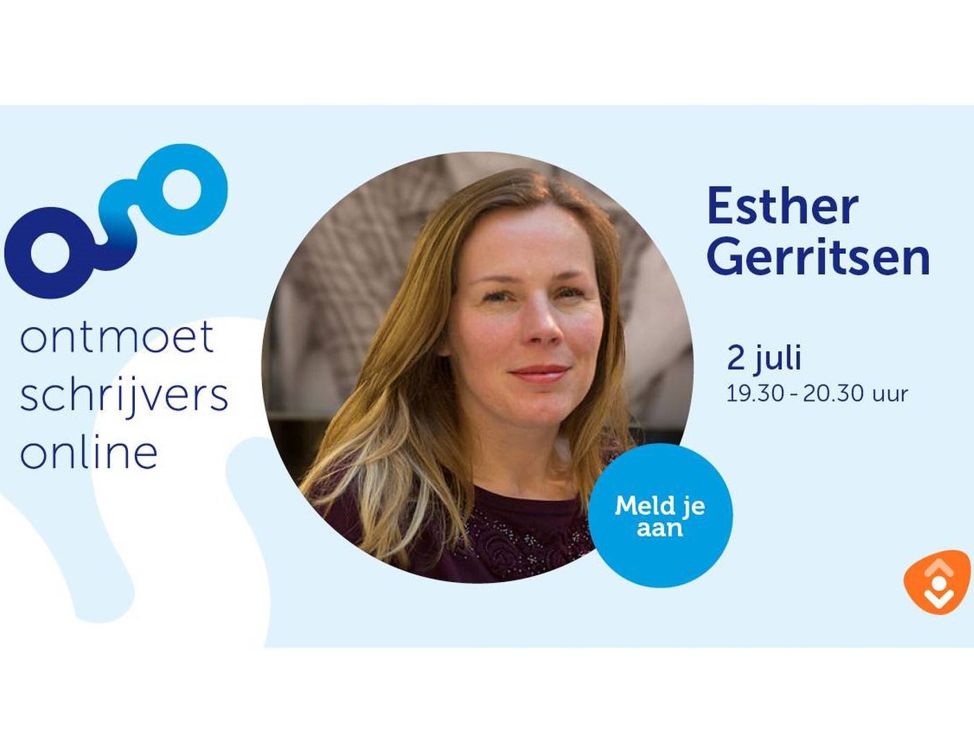 Bibliotheek Hoeksche Waard juni 2020 - Ontmoet schrijvers online Esther Gerritsen v2
