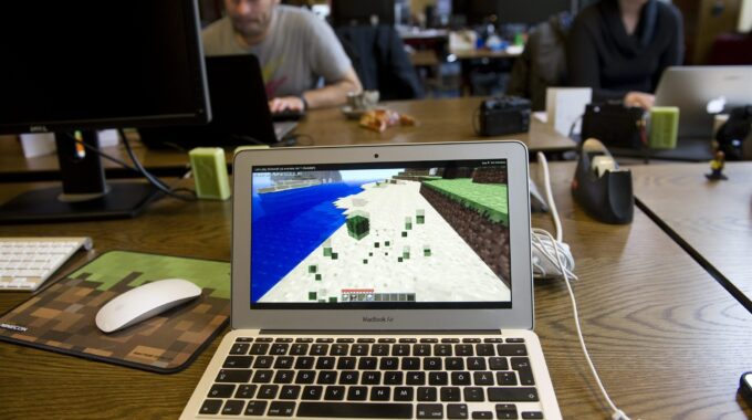 Minecraft workshop bibliotheek Hoeksche Waard